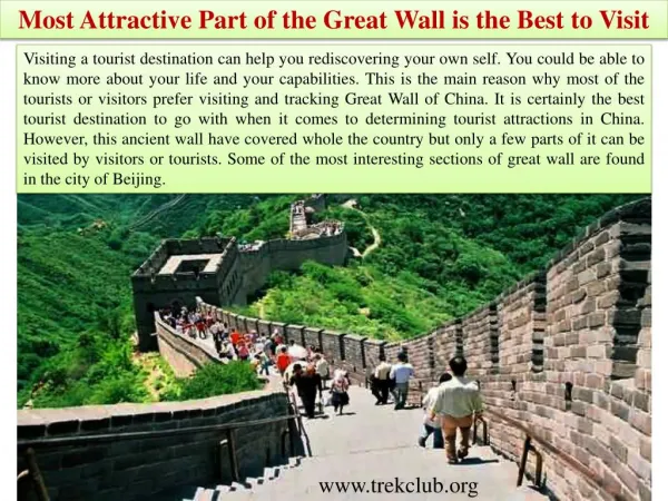 Most Attractive Part of the Great Wall is the Best to Visit