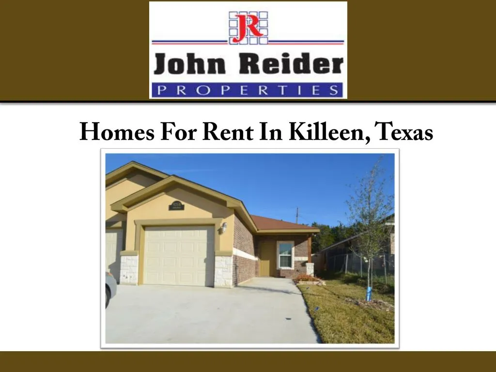 homes for rent in killeen texas