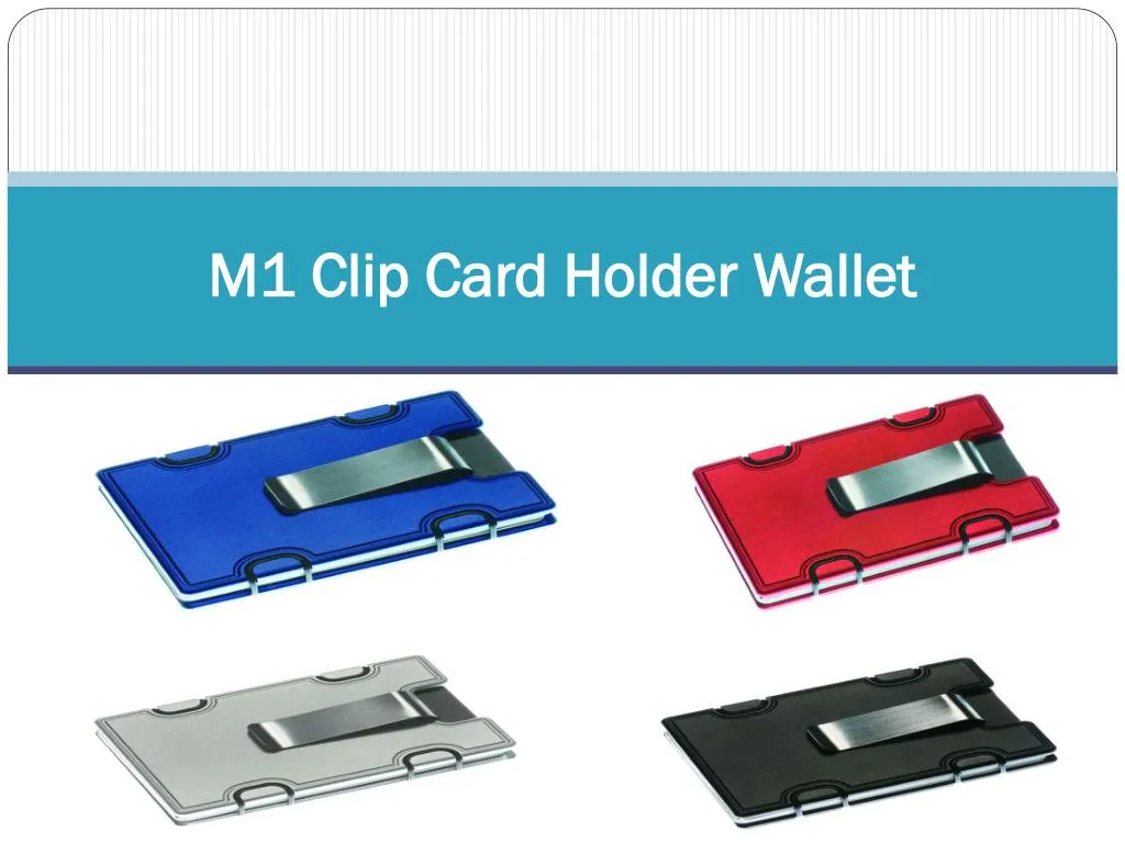 m1 clip card holder wallet