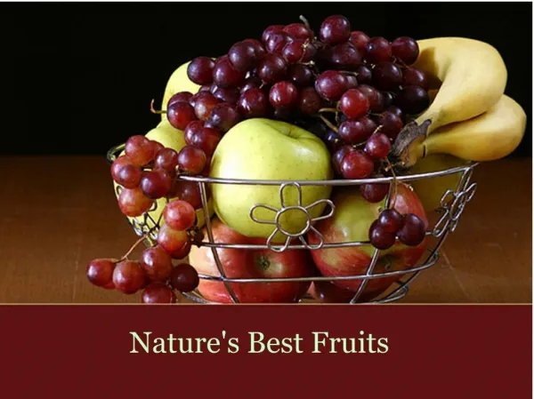 Nature's Best Fruits