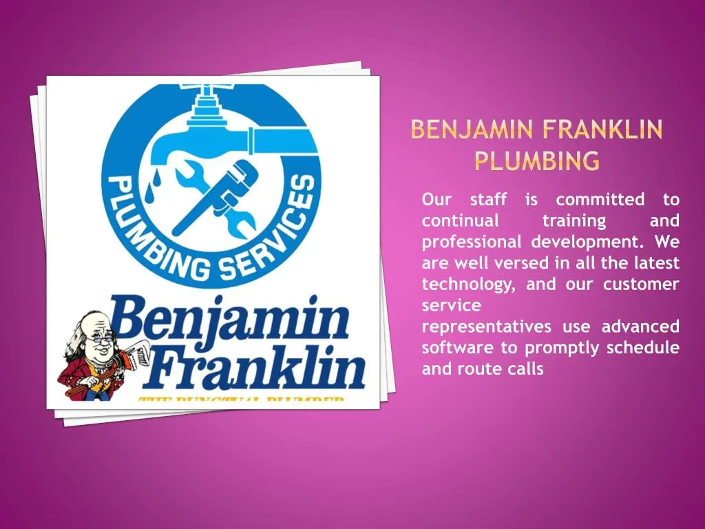 benjamin franklin plumbing