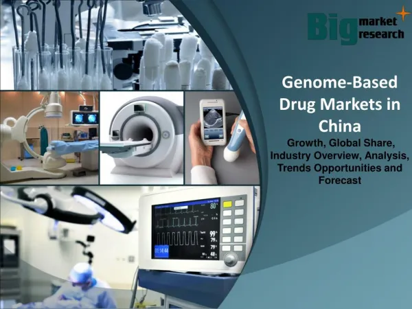 Genome-Based Drug Markets in China - Size, Share, Demand, Growth & Opportunities