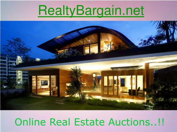 Sell Your House Quickly with RealtyBargain.net
