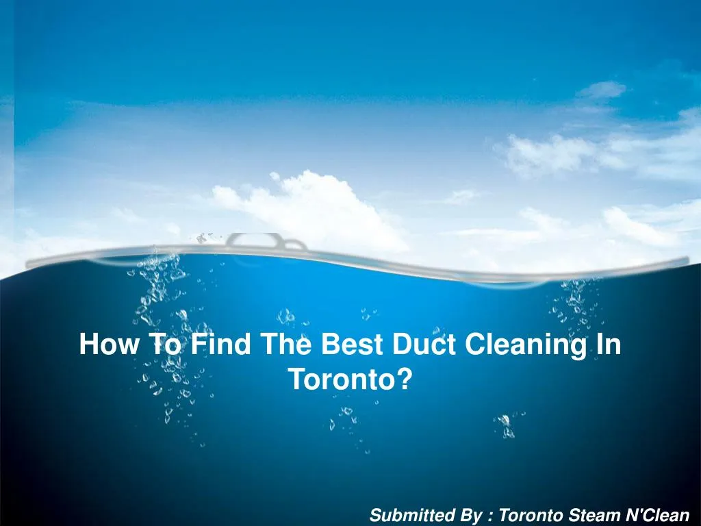 how to find the best duct cleaning in toronto