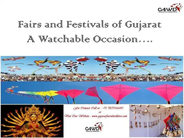 Fairs and Festivals of Gujarat