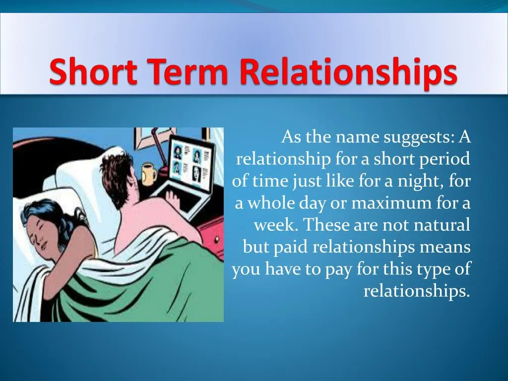 short term relationships