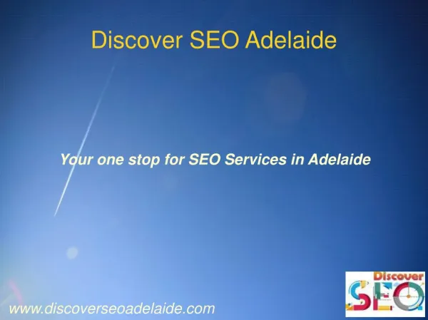 One Stop for Quality SEO Services - Discover SEO Adelaide