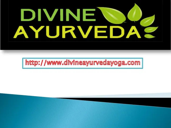 Herbal Medicine - http://www.divineayurvedayoga.com/