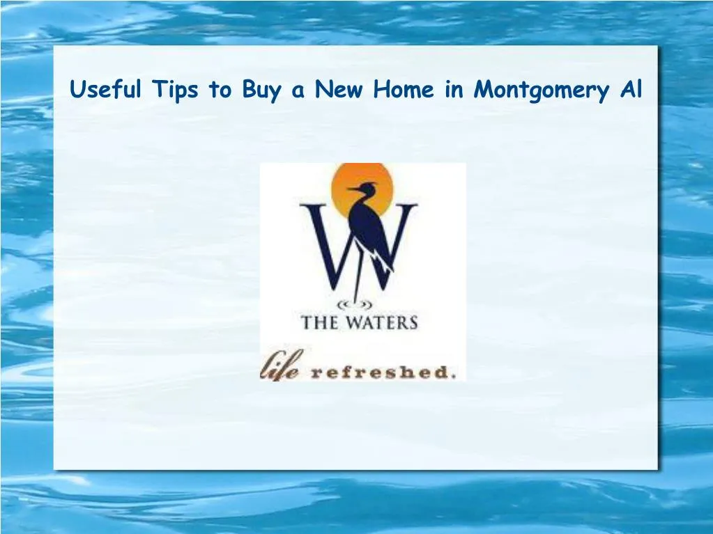 useful tips to buy a new home in montgomery al