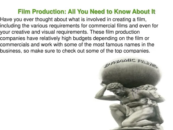 Armandgazarian - Film Production: All You Need to Know About It