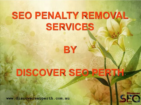 SEO Penalty Removal Services in Perth