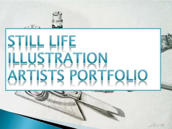 Still Life Illustration Artists Portfolio