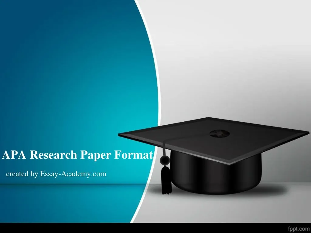 apa research paper format