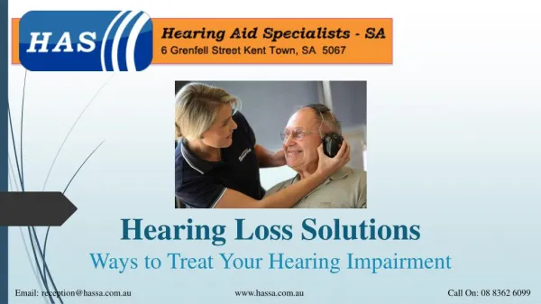 Hearing Loss Solutions: Ways to Treat Your Hearing Impairment