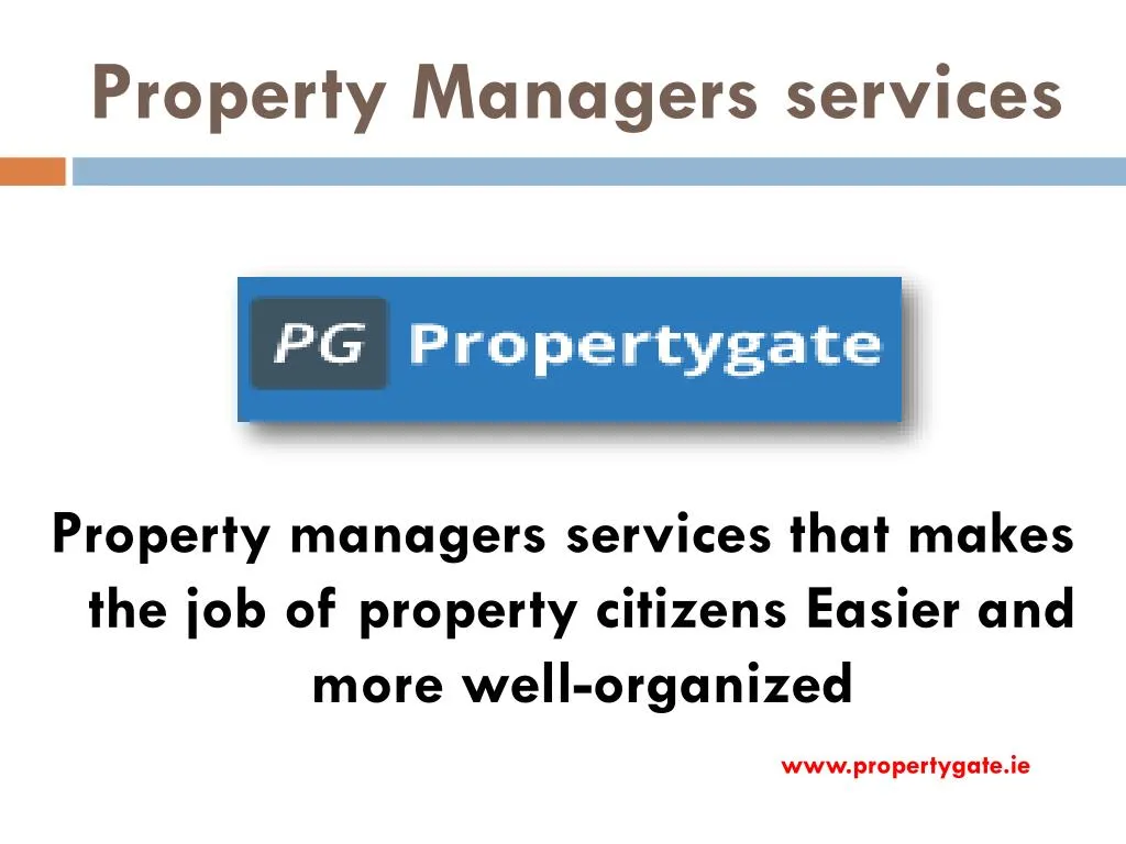 property managers services