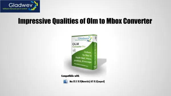 Impressive Qualities of Olm to Mbox Converter