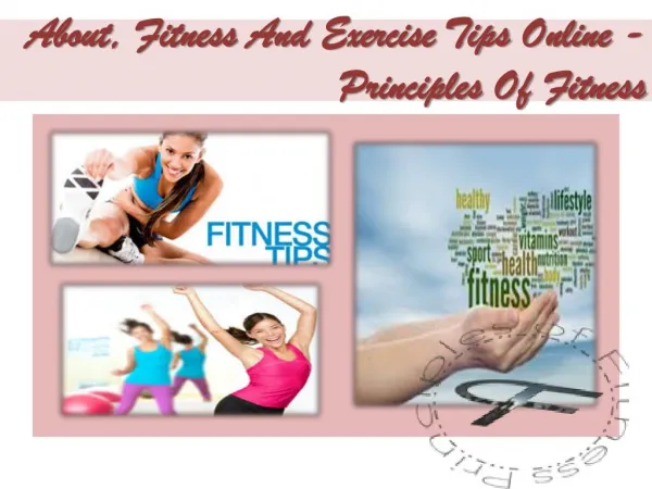 About, Fitness And Exercise Tips Online - Principles Of Fitness