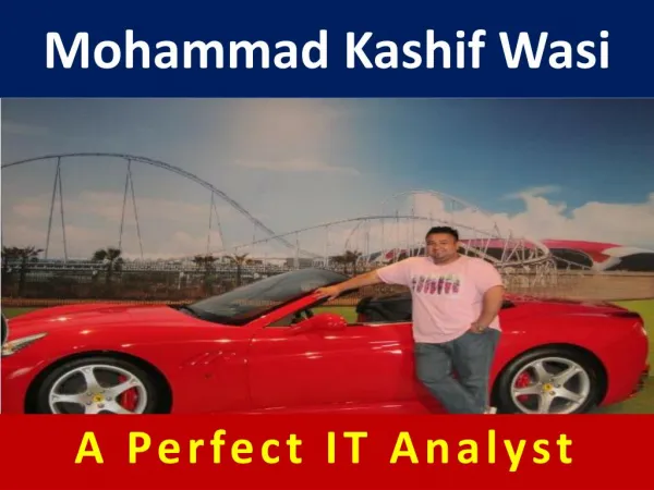 Mohammad Kashif Wasi - Perfect IT Analyst