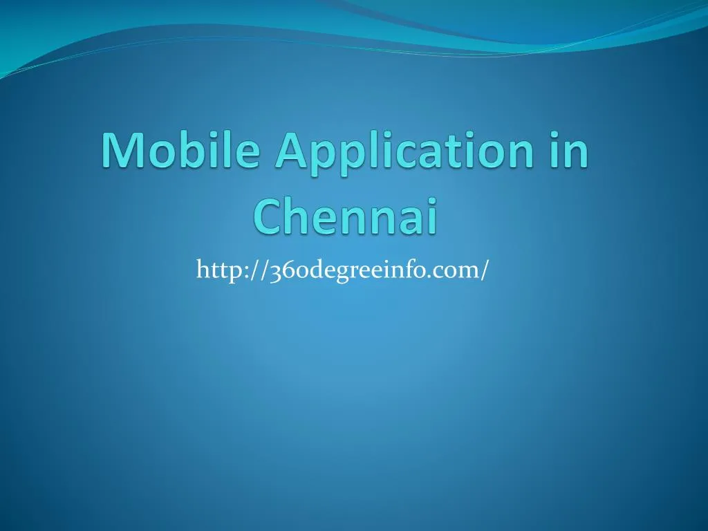 mobile application in chennai