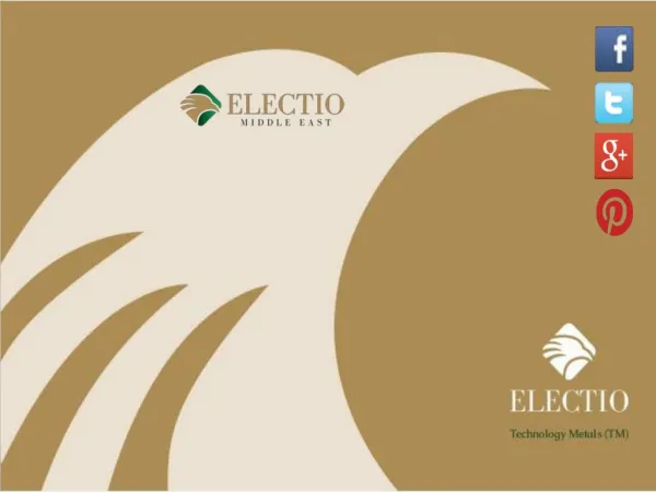 Electio invest Supply of Tech Metals