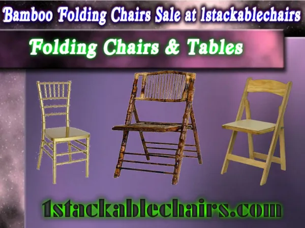 Bamboo Folding Chairs Sale at 1stackablechairs