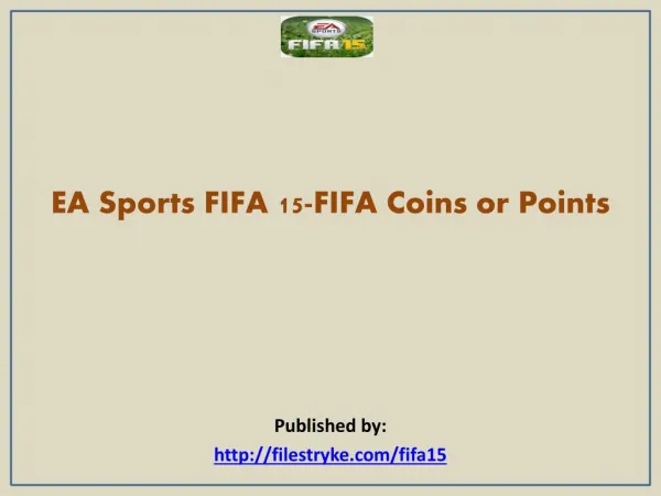 EA Sports FIFA 15-FIFA Coins or Points