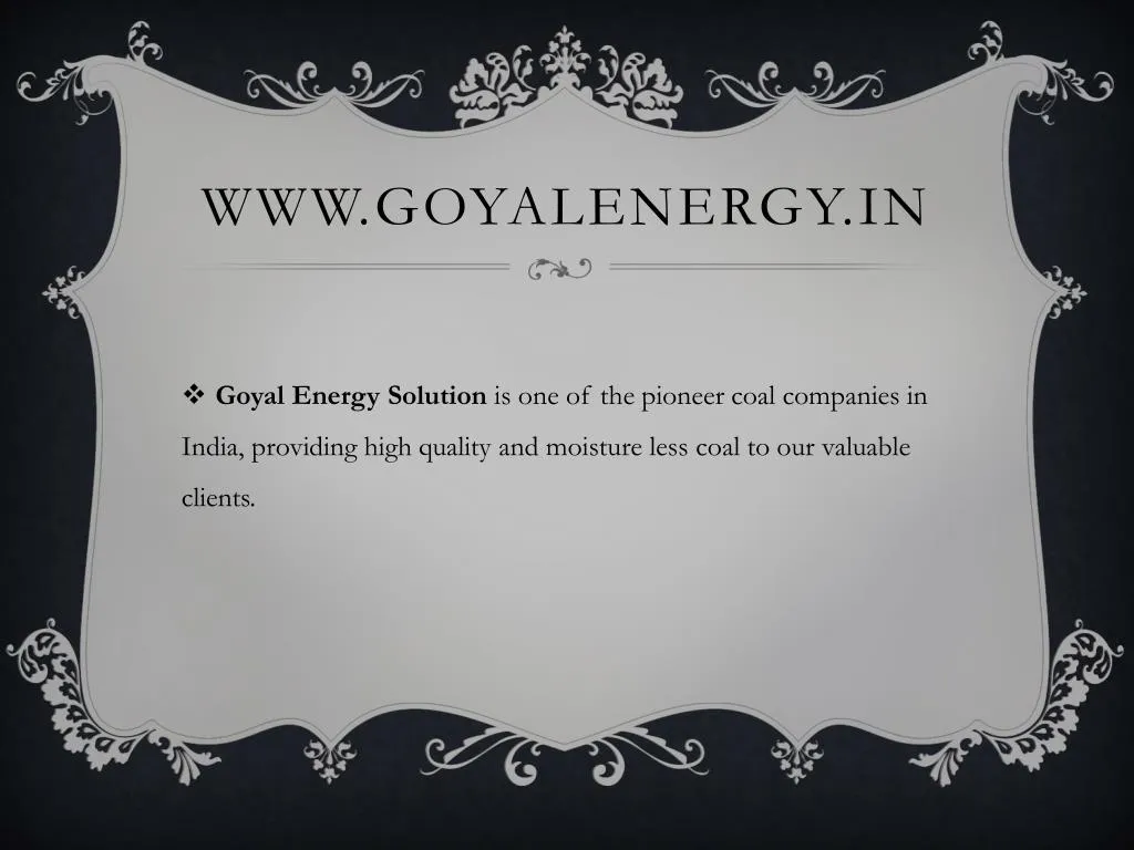 www goyalenergy in