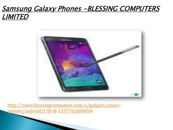 Samsung Galaxy Phones Online Nigeria