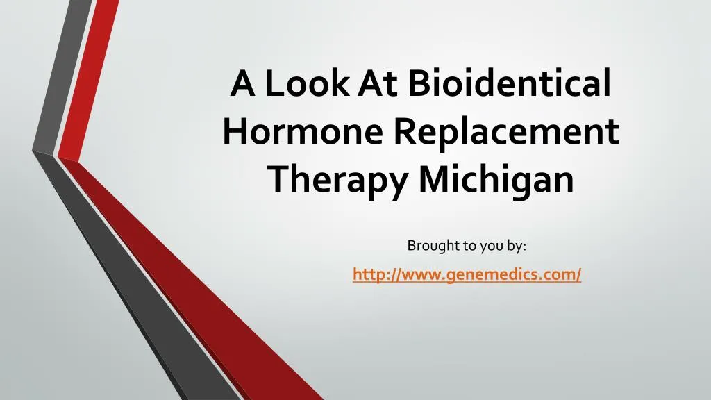 a look at bioidentical hormone replacement therapy michigan