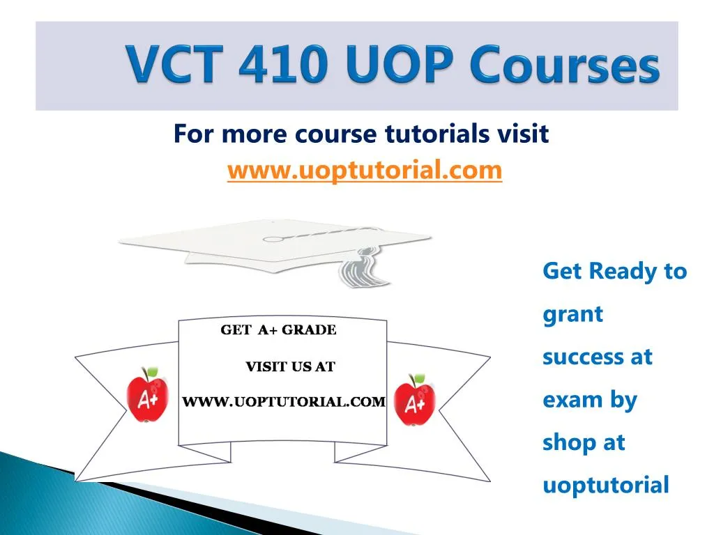 vct 410 uop courses