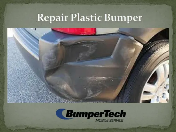 Repair Plastic Bumper