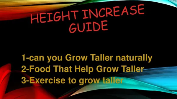 Grow Taller Guide
