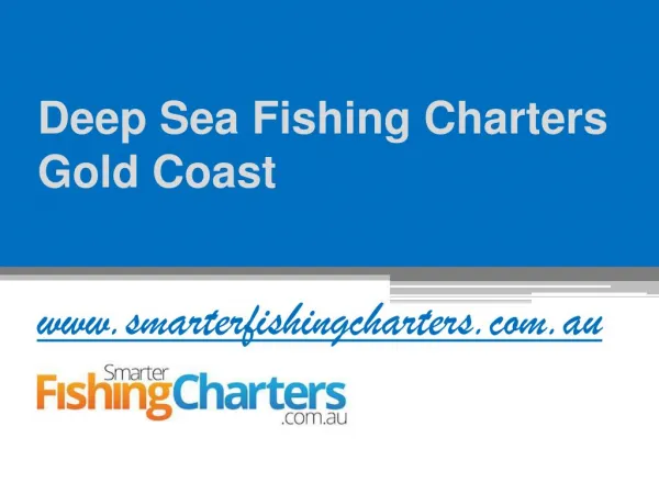 Deep Sea Fishing Charters Gold Coast Reviews at www.smarterfishingcharters.com.au