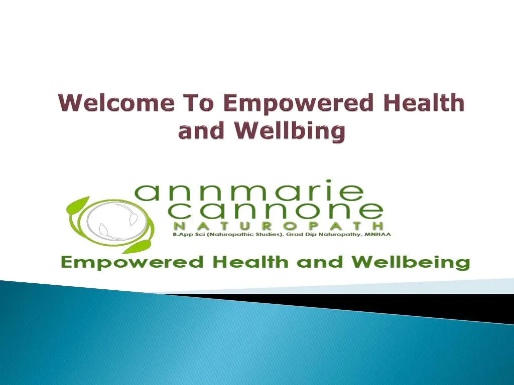 welcome to empowered health and wellbing