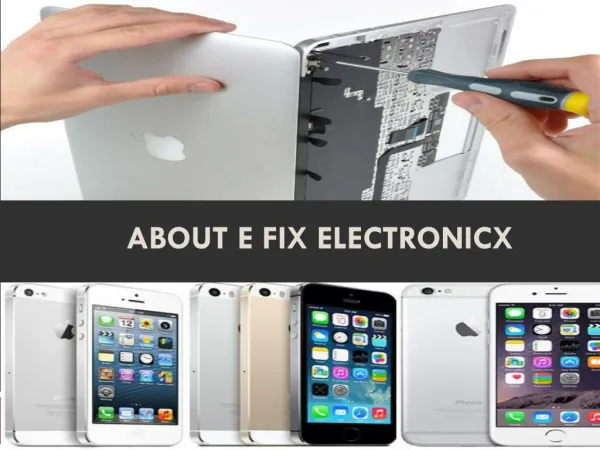 About E Fix Electronicx