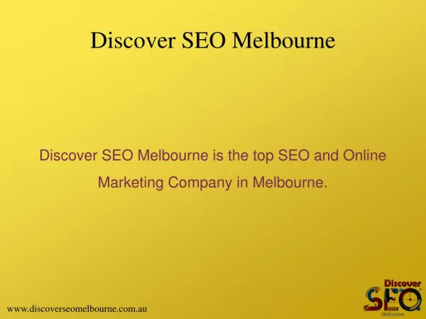 Online Maketing Services offer by Discover SEO Melbourne