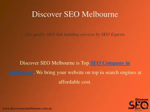 Link Building Services offer by Discover SEO Melbourne