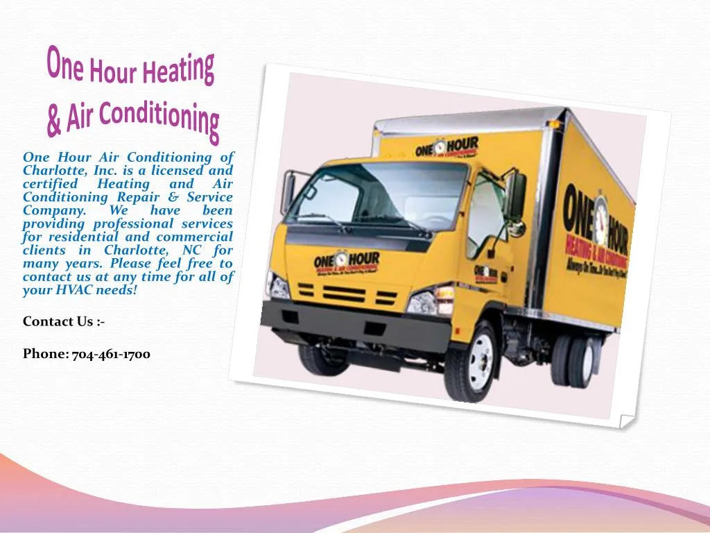 one hour heating air conditioning