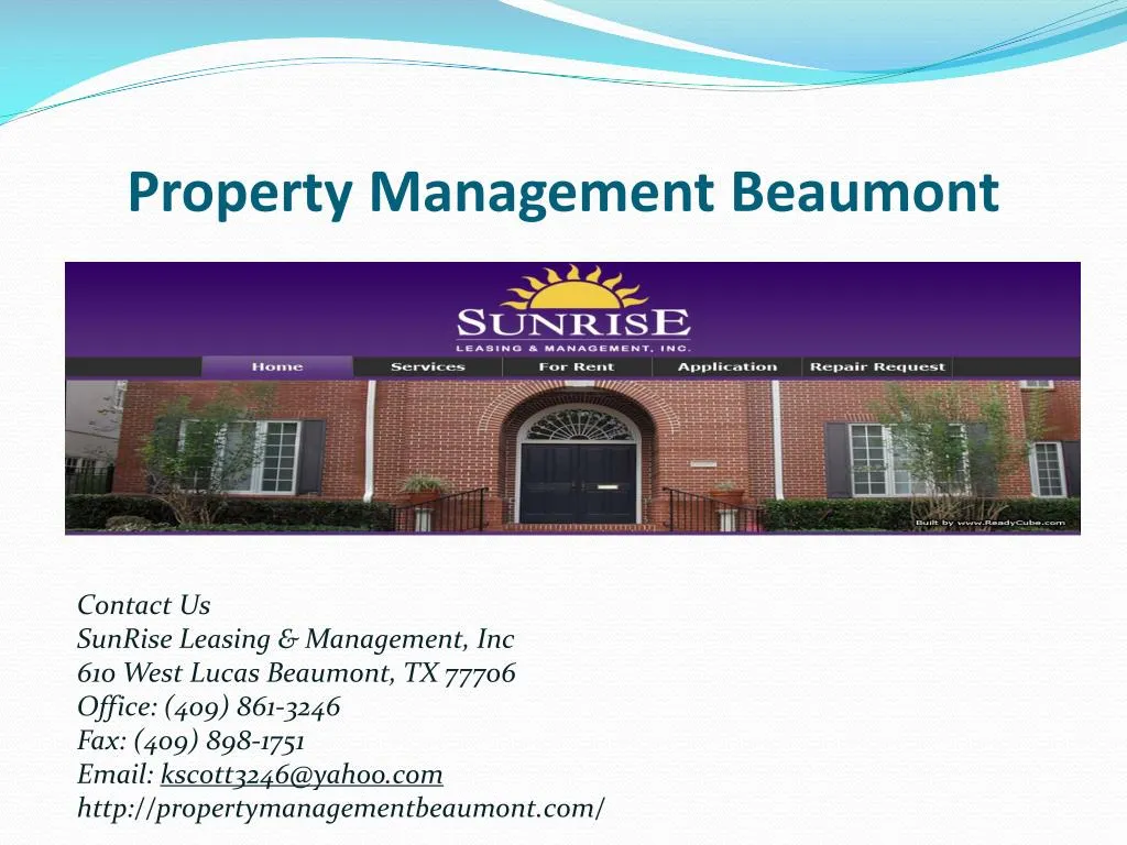 property management beaumont