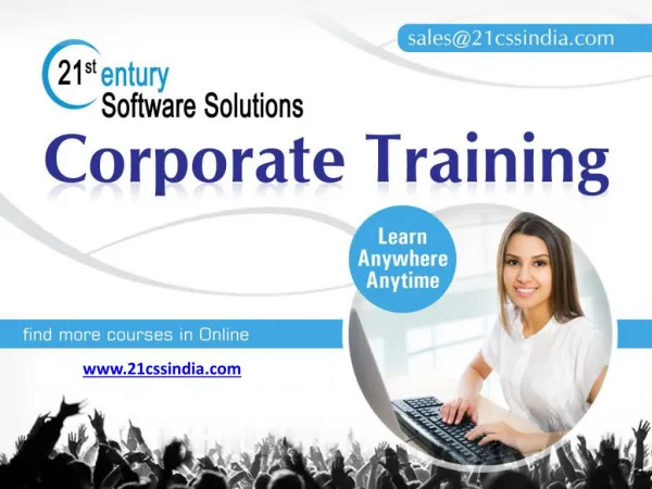 Introduction for Corporate training courses