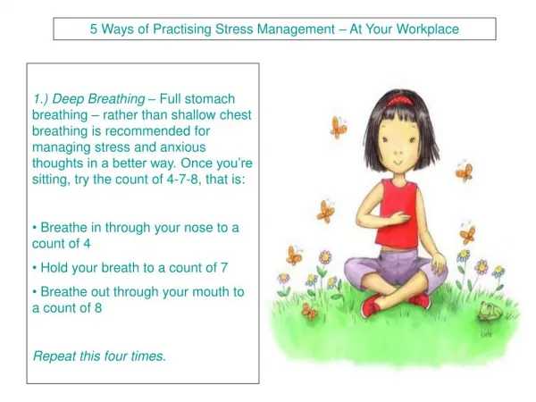 Stress Management at Workplace