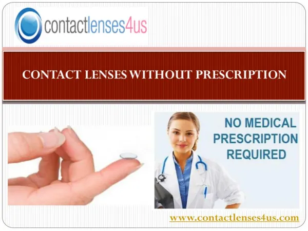 contact lenses without prescription