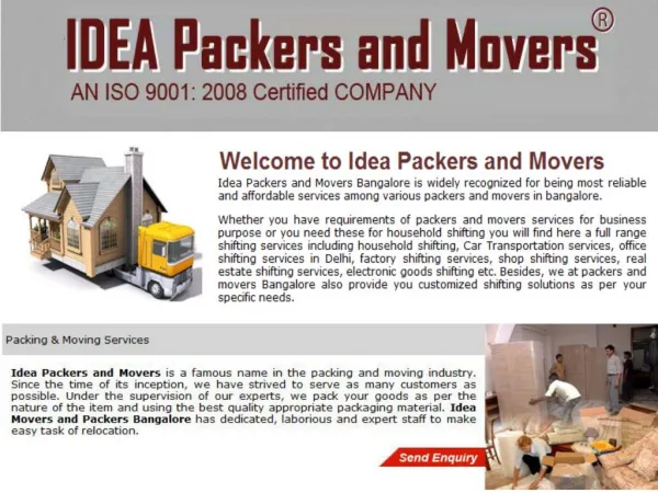 idea packers and movers review
