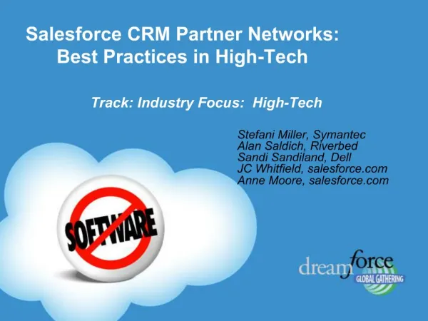 Salesforce CRM Partner Networks: Best Practices in High-Tech