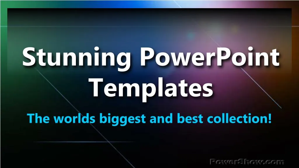 stunning powerpoint templates