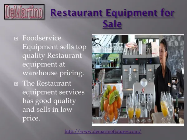 Restaurant Equipment for Sale