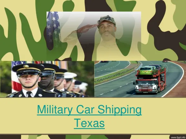 Military Car Shipping Services