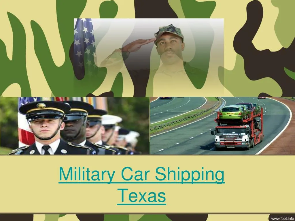 military car shipping texas