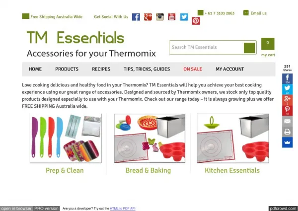 TM Essentials Accessories for your Thermomix