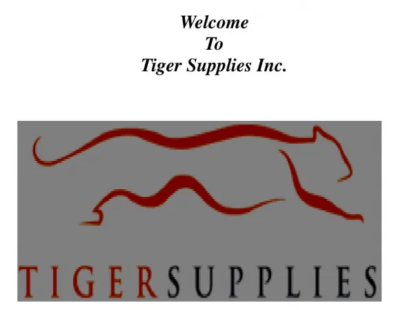 Tiger Supplies - Purchase Top Quality Engineering Supplies